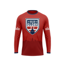 Load image into Gallery viewer, Old Glory Long Sleeve T-Shirt - Red
