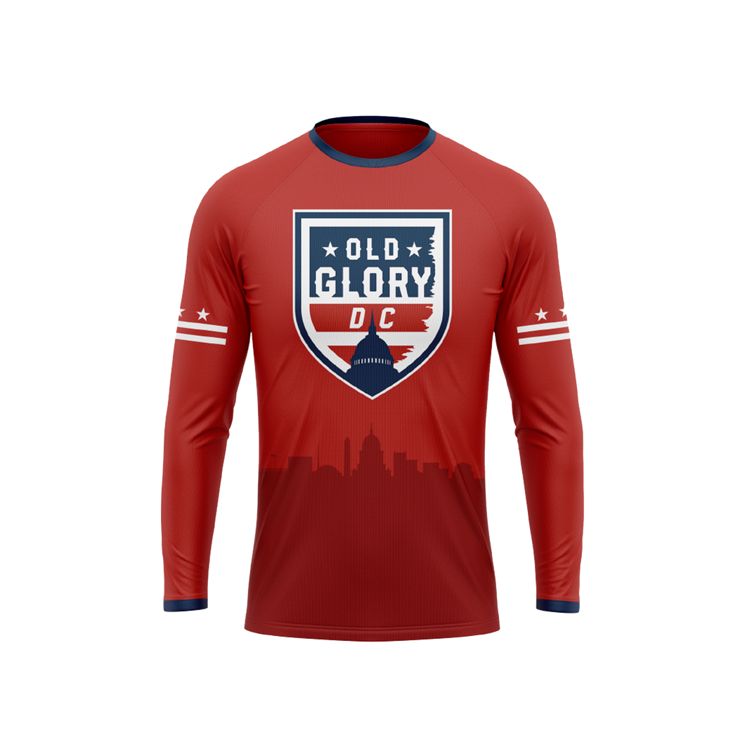 Old Glory Long Sleeve T-Shirt - Red